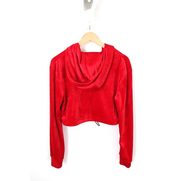 DANIELLE GUIZIO PT2 Velour Tracksuit in Red - Picture 5 of 8